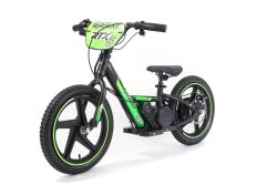 Elektrisches Kinder-Balancer RIRIBIKE RTX6 24V (16"), grün, Lithiumbatterie, 250W-Motor, Scheibenbremse, verstellbarer weicher PU-Sitz