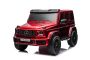 Elektrisches Kinderauto Mercedes-Benz G63 AMG 4x4² Zweisitzer 24V, Rot lackiert, MP4-Player mit USB/AUX-Eingang, 4x4-Antrieb, 24V/7Ah Batterie, 4 x 200W Motoren, EVA-Räder mit Federung, Kunstledersitze, Fernbedienung, Lizenziert